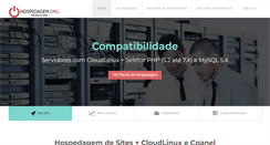 Desktop Screenshot of hospedagem.org